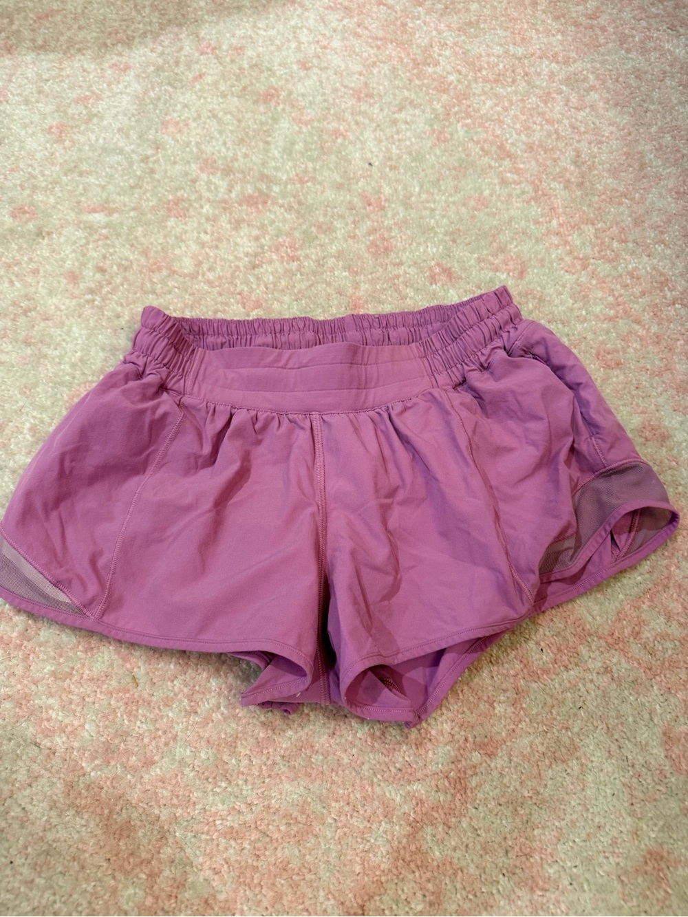 lululemon athletica Pink-Purple Athletic Shorts